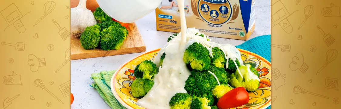 Cara Membuat Brokoli Saus Putih